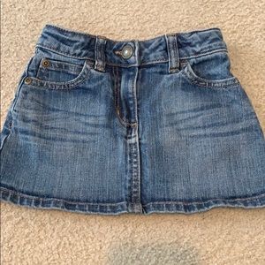 Mini Boden denim skirt